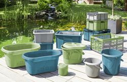 Image keeeper Aufbewahrungsbox "emil eco", 24 Liter, graphite