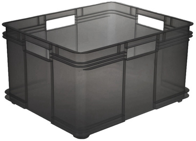 Image keeeper Aufbewahrungsbox Euro-Box XXL "bruno", 54 L, grau