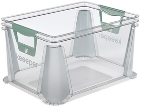 Image keeeper Aufbewahrungsbox "luis", 20 Liter, transparent