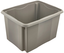 Image keeeper Aufbewahrungsbox "emil eco", 30 Liter, stone grey