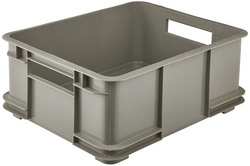 Image keeeper Aufbewahrungsbox Euro-Box L "bruno eco", stone grey