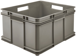 Image keeeper Aufbewahrungsbox Euro-Box XXL "bruno eco", grey