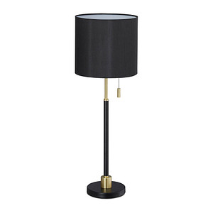 Image relaxdays Tischlampe schwarz, gold