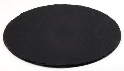 Image APS Naturschieferplatte, Durchmesser: 330 mm, anthrazit