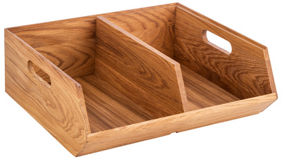 Image APS Buffetbox, 2 Fächer, 350 x 310 x 125 mm, eiche natur