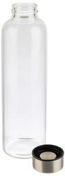 Image APS Trinkflasche, aus Glas, 0,55 Liter, transparent