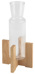 Image APS Podest für Glaskaraffe VALO, aus Eichenholz