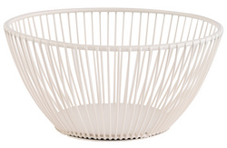 Image APS Brot- und Obstkorb SVART, rund, 175 mm, weiß