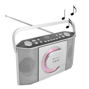 Image soundmaster RCD1755SI Tragbarer CD-Player