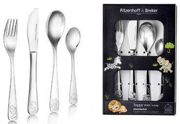 Image Ritzenhoff & Breker Kinderbesteck "HAPPY ZOO", 4-teilig