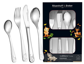 Image Ritzenhoff & Breker Kinderbesteck "WALDTIERE", 4-teilig