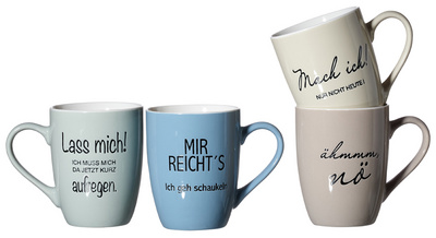 Image Ritzenhoff & Breker Kaffeebecher SPRÜCHE, 330 ml