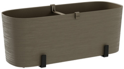 Image tera Blumenkasten-Set "Paros", inkl. Halter, sand