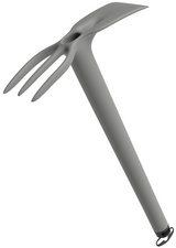 Image tera Doppelhacke "Gaia 07", fog grey