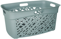 Image EDA Wäschekorb ALMERIA, 45 Liter, PP, eukalyptus grün