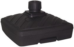 Image EDA Sonnenschirmständer, Kunststoff, eckig, 565 mm, grau