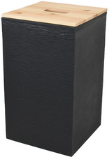 Image EDA Pellets-Aufbewahrungsbox, 36 Liter, schwarz