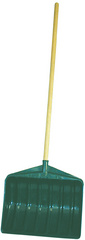 Image EDA Schneeschaufel mit Holzstiel, Breite: 460 mm, grün