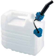 Image EDA Wasserkanister, 10 Liter, mit Ausgießer, weiß
