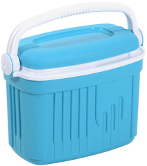 Image EDA Kühlbox ICEBERG, 8 Liter, hellblau / weiß
