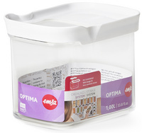 Image emsa Schüttdose / Trockenvorratsdose OPTIMA, 1,0 Liter