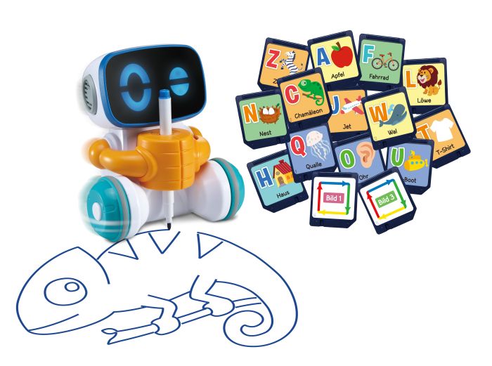 Image Codi, der clevere Mal-Roboter