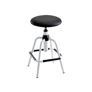 Image Mayer Arbeitshocker myRONDO schwarz Kunstleder