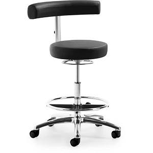 Image Mayer Arbeitsdrehstuhl myQUIZZ schwarz Kunstleder