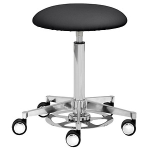 Image Mayer Arbeitshocker myPROFI - Tellersitz 1390 30 572 schwarz Kunstleder