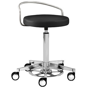 Image Mayer Arbeitshocker myPROFI 1394 30 572 schwarz Kunstleder