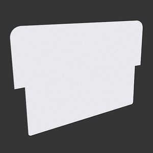 Image update displays Topschild für Plakatständer 64,0 cm x 4,0 mm x 42,0 cm