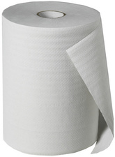 Image FRIPA Tissue-Handtuchrolle, 1-lagig, 137 m, hochweiß Krepppapier, nicht perfori