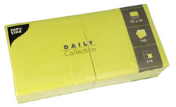 Image PAPSTAR Lunch-Servietten, 320 x 320 mm, 3-lagig, limonengrün