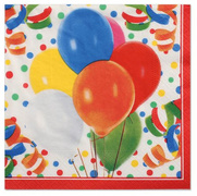 Image PAPSTAR Motiv-Servietten "Lucky Balloons", 330 x 330 mm