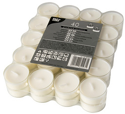 Image PAPSTAR Teelichter, Durchmesser: 38 mm, weiß