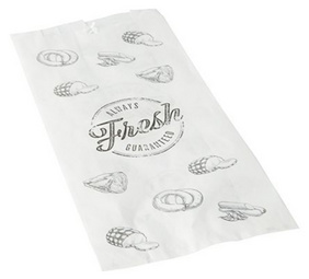 Image PAPSTAR Fleischerbeutel, gefädelt, weiß, groß