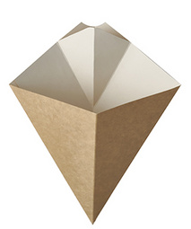 Image PAPSTAR Pommes-Frites-Spitztüte "pure", 190 x 235 mm