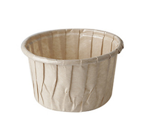 Image PAPSTAR Backform "pure", rund, 105 ml, braun