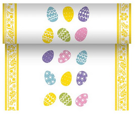 Image PAPSTAR Oster-Tischläufer "Coloured Eggs"