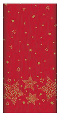 Image PAPSTAR Weihnachts-Tischdecke "Christmas Shine", rot