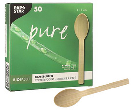 Image PAPSTAR Kaffeelöffel "pure", Länge: 110 mm, 50er