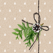 Image PAPSTAR Weihnachts-Motivservietten "Simply Natural"