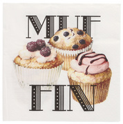 Image PAPSTAR Motiv-Servietten "Muffin", 330 x 330 mm