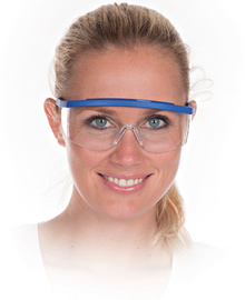 Image HYGOSTAR Allzweck-Schutzbrille BLAU, Scheibentönung: klar