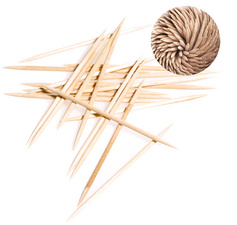 Image NATURE Star Zahnstocher, aus Holz, lose