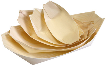 Image NATURE Star Holz-Schiffchen, aus Pinienholz, 180 x 85 mm