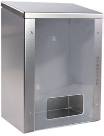 Image HYGOSTAR Edelstahlspender mit Plexiglasscheibe, silber