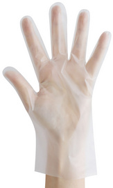 Image HYGOSTAR TPE-Handschuh ALLFOOD THERMOSOFT, M, transparent