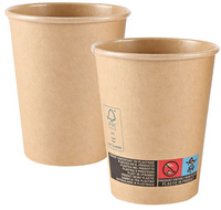 Image NATURE Star Kraftpapier-Kaffeebecher Kraft, 0,2 l, braun