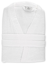 Image HYGOSTAR Bademantel Kimono, Größe M, aus Baumwolle, weiß